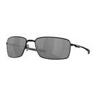 Oakley Square Wire Sunglasses (Polished Black) Prizm Black Lense
