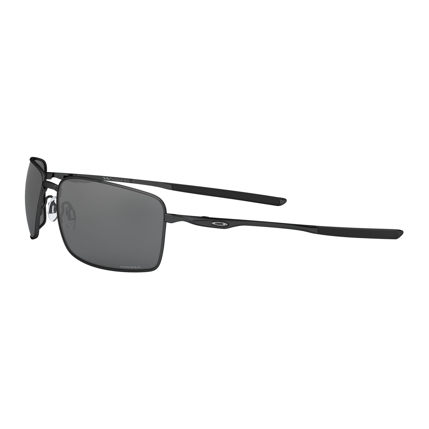 Oakley Square Wire Sunglasses (Polished Black) Prizm Black Lense