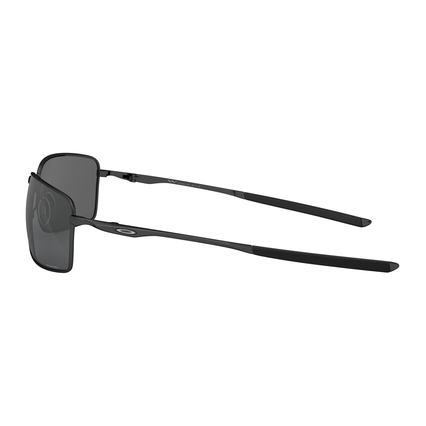 Oakley Square Wire Sunglasses (Polished Black) Prizm Black Lense