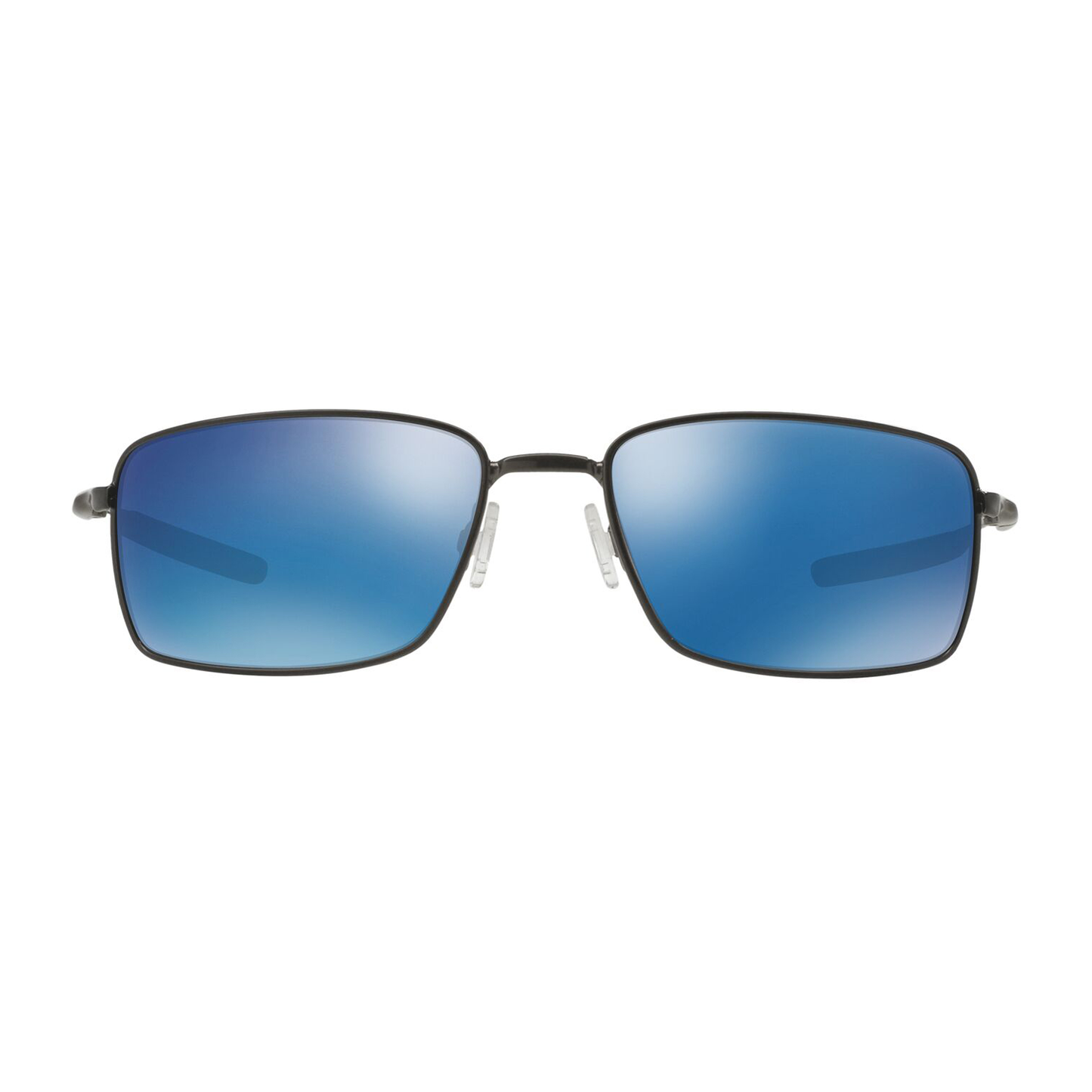 Oakley Square Wire Sunglasses Cement / Ice Iridium Lens Lense