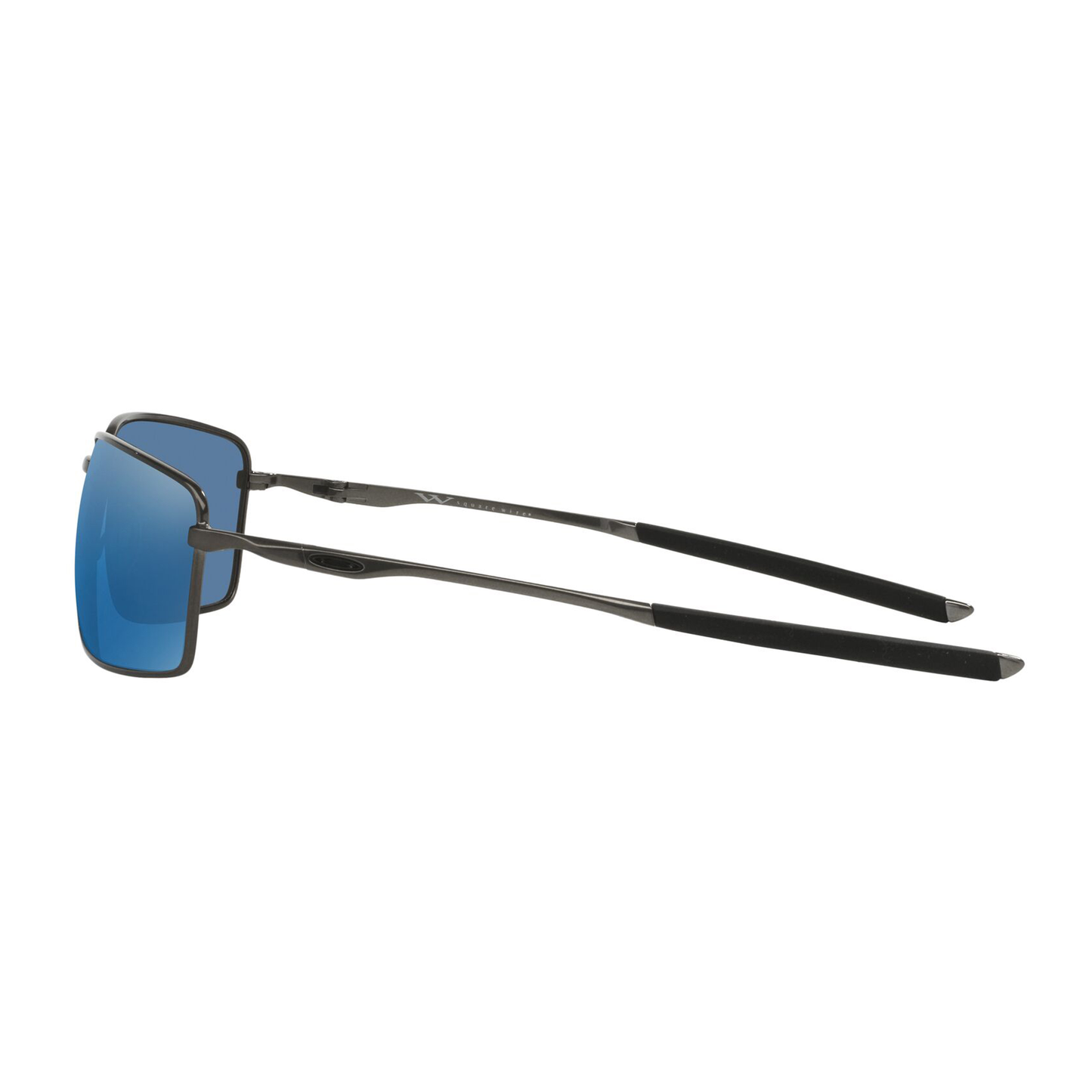 Oakley Square Wire Sunglasses Cement / Ice Iridium Lens Lense