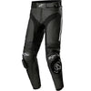 Alpinestars Alpinestars Missile V3 Leather Pants - Short Leg - Black - Front View