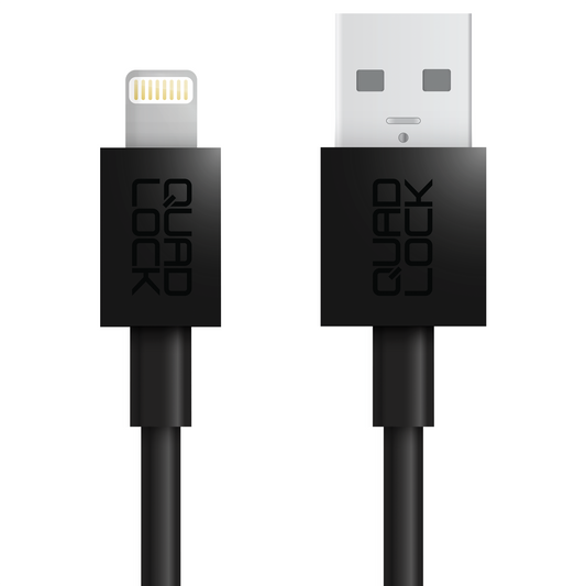 Quad Lock USB-A to Lightning Cable - 20cm (iPhones)