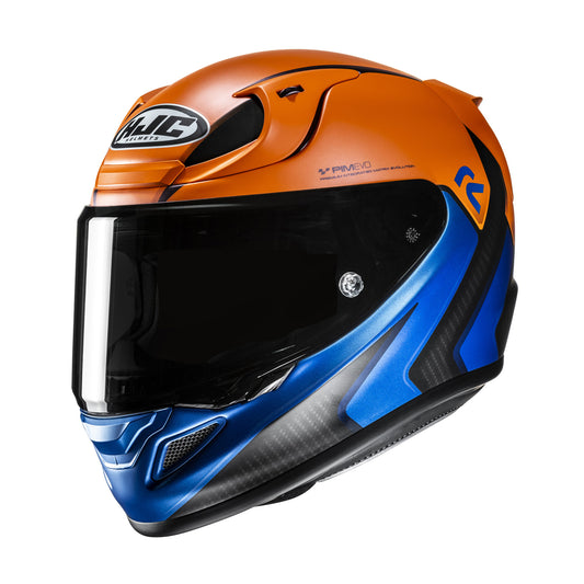 HJC RPHA 12 Kos MC27SF Blue Orange Includes Free Light Smoke Visor