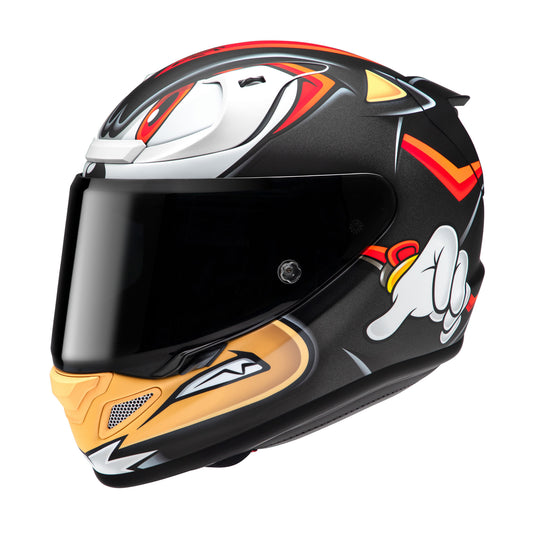 HJC RPHA 12 Shadow The Hedgehog MC1SF Red Includes Free Light Smoke Visor