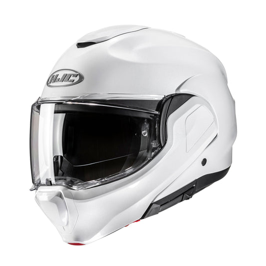 HJC F100 Pearl White