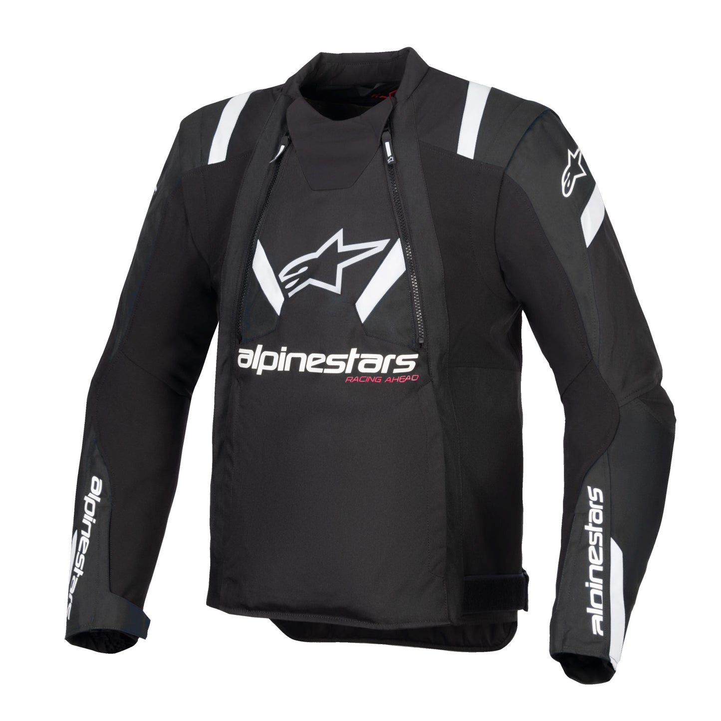 Alpinestars Alpinestars T-Stunt Air Jacket Black White - Front View