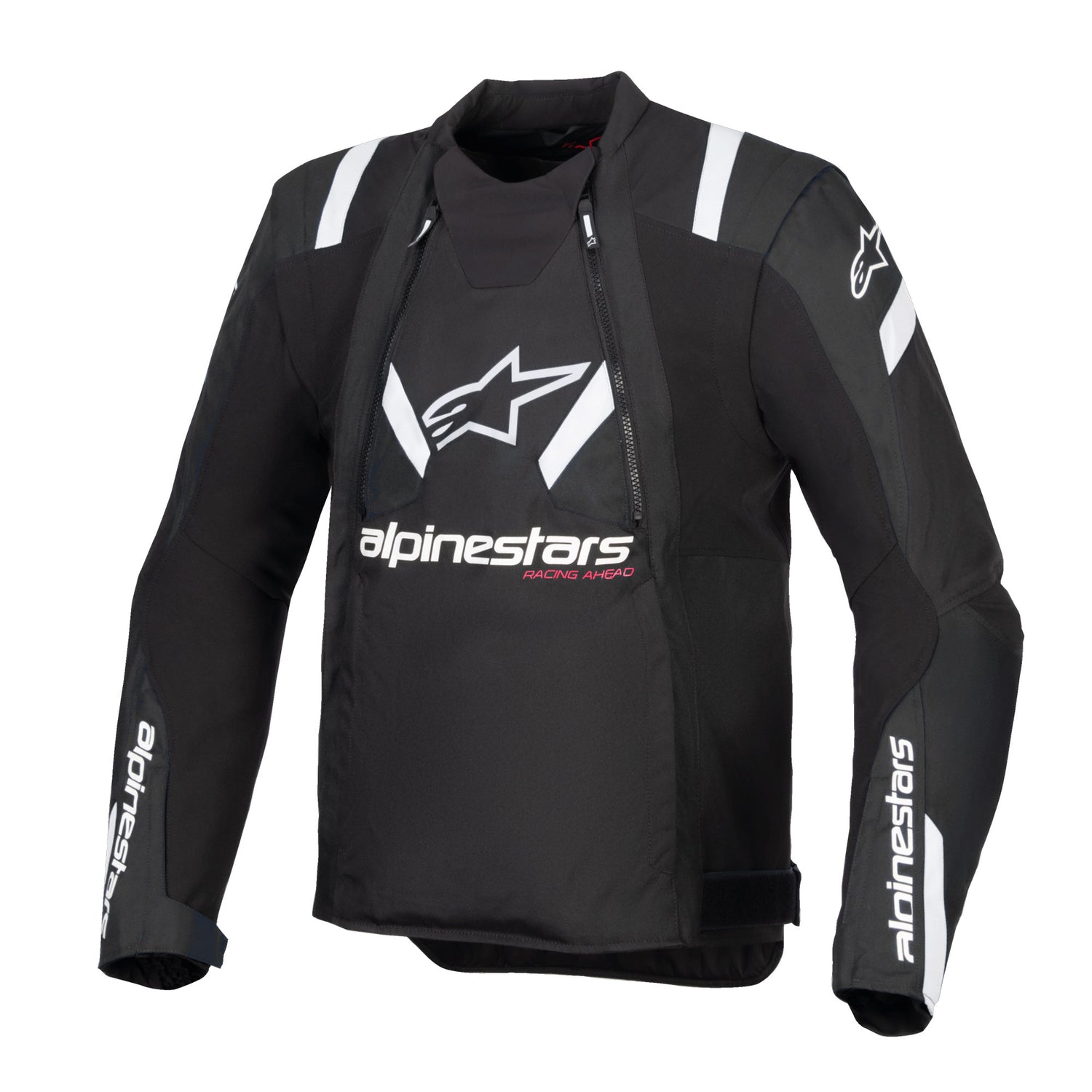 Alpinestars Alpinestars T-Stunt Air Jacket Black White - Front View