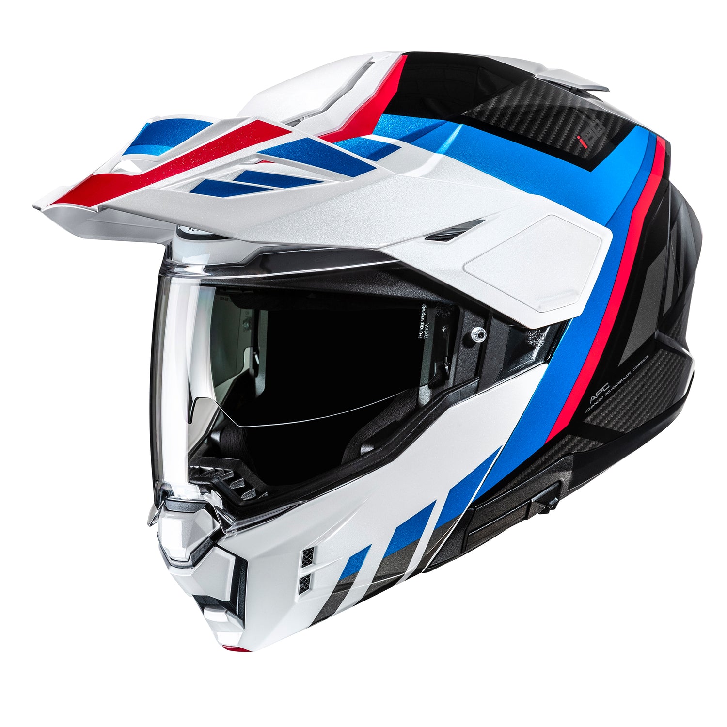 HJC HJC I80 Imes MC21 White Blue Red - Front View