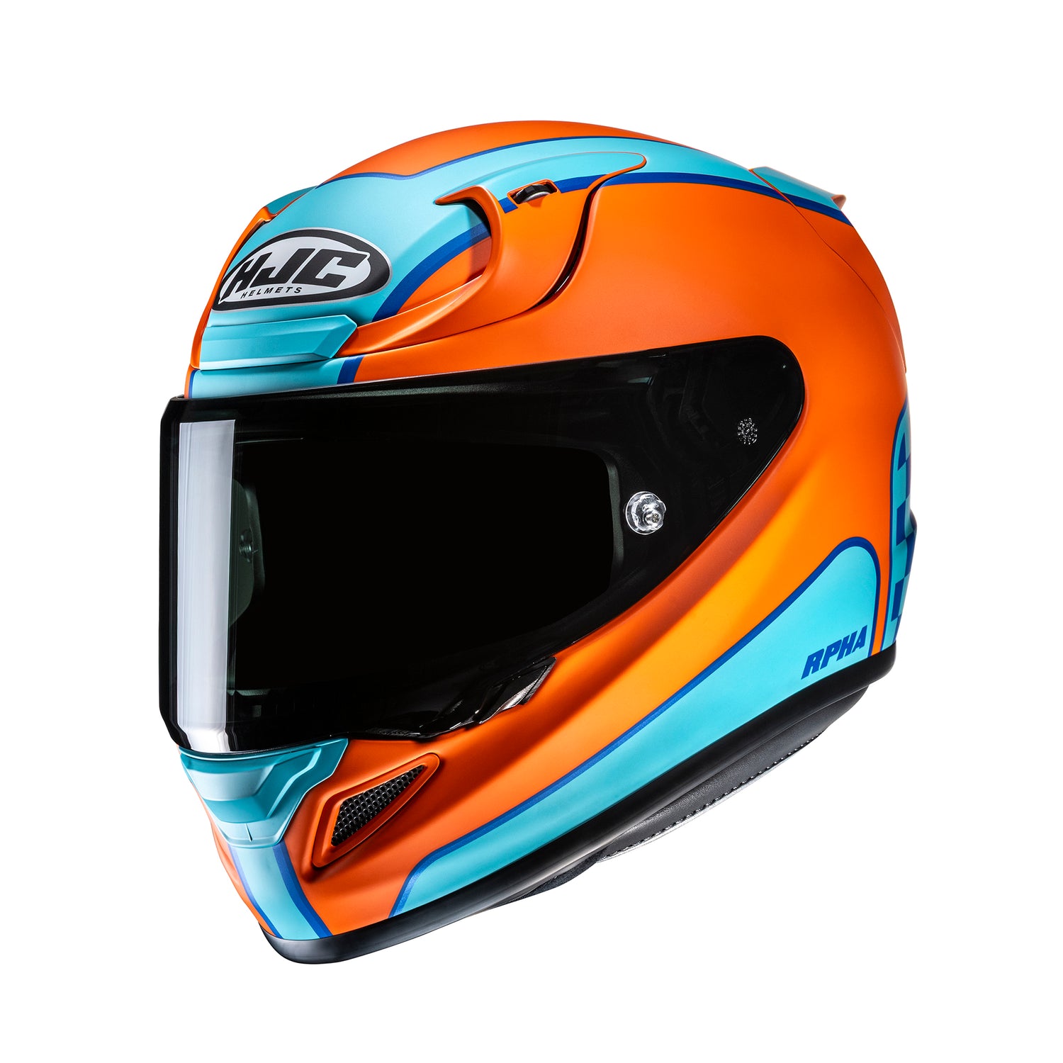 HJC HJC RPHA 12 Respon MC27SF Blue Orange - Front View