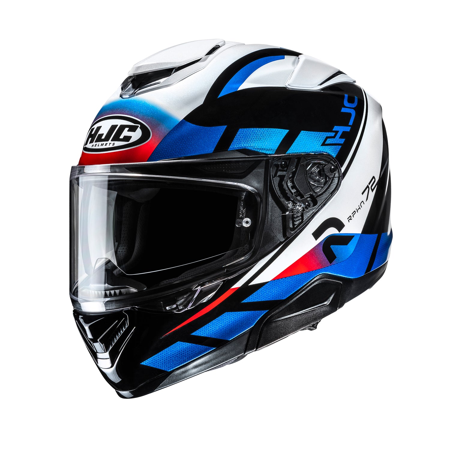 HJC HJC RPHA 72 Value MC21 White Blue Red - Front View
