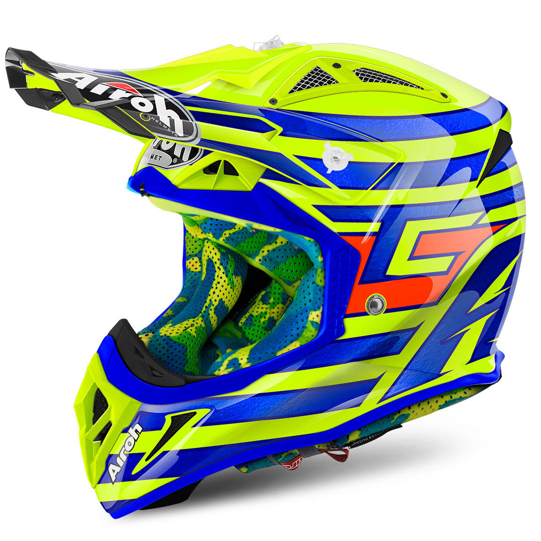 Airoh Aviator 2.2 Motorcycle Helmet - Cairoli Qatar Yellow