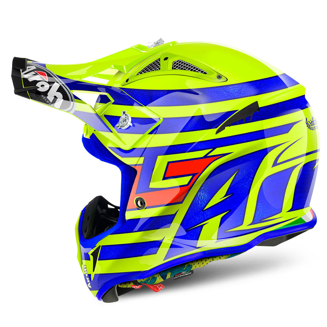 Airoh Aviator 2.2 Motorcycle Helmet - Cairoli Qatar Yellow