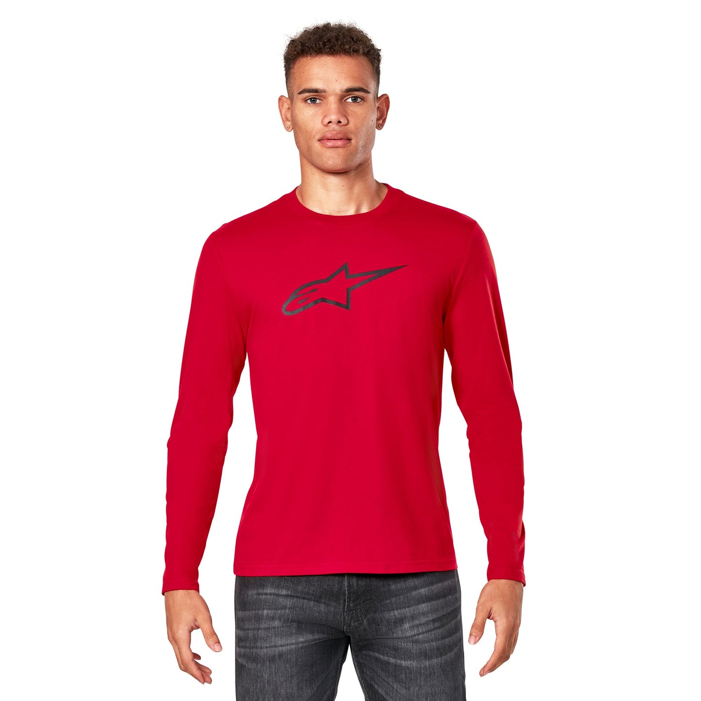 Alpinestars Backhand Long Sleeve CSF T-Shirt - Red