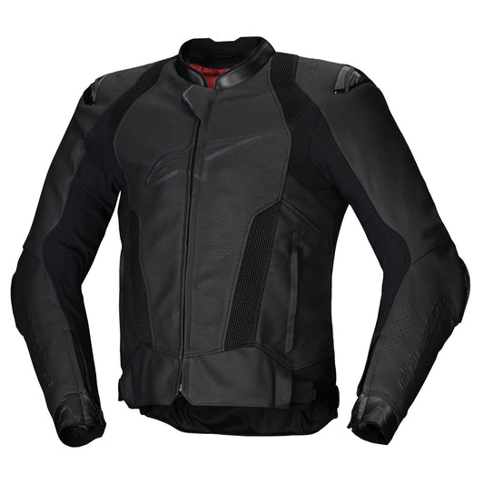 Alpinestars Missile V3 Airflow Leather Jacket Black Black