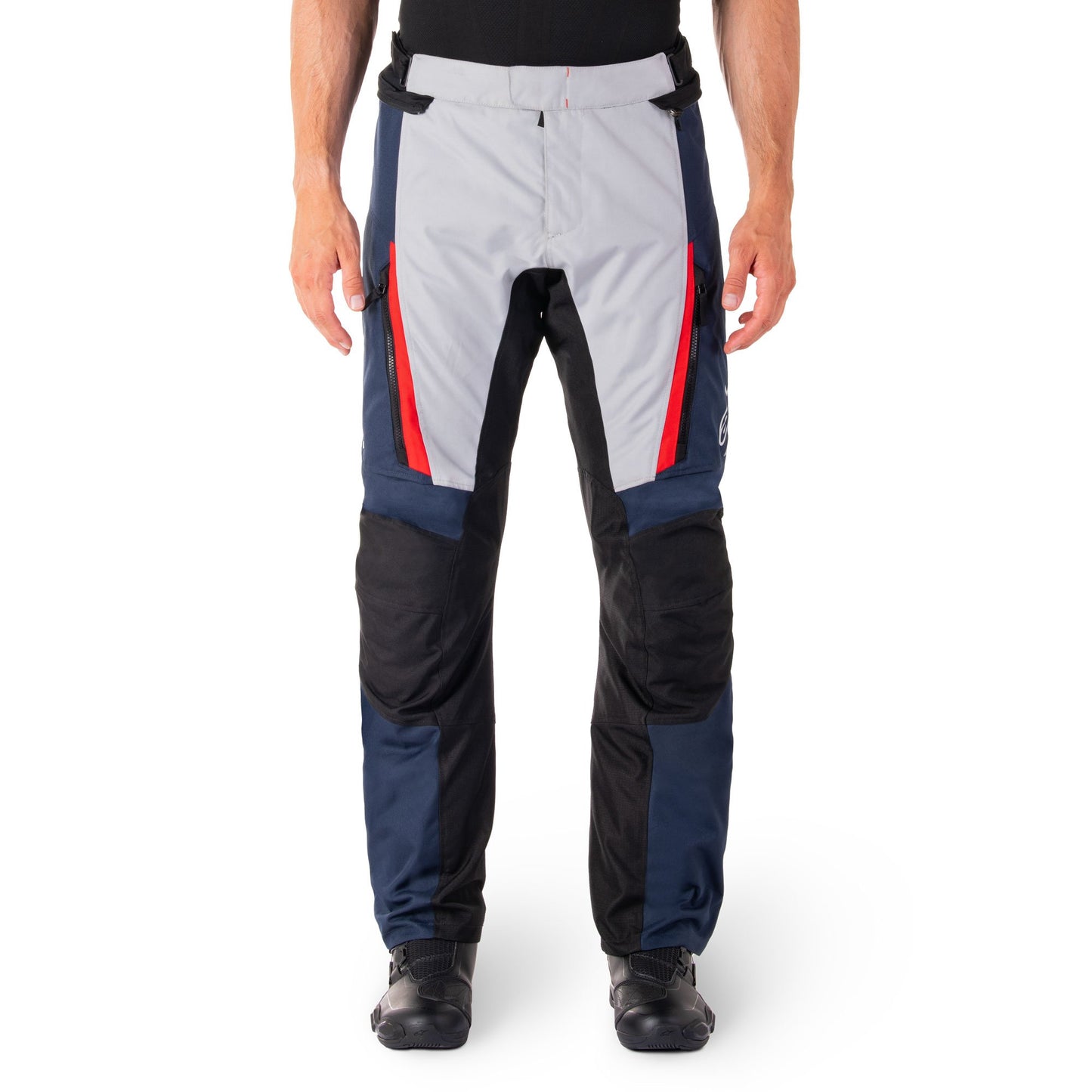 Alpinestars ST-1 WP Pants Dark Blue Black Bright Red- Regular leg