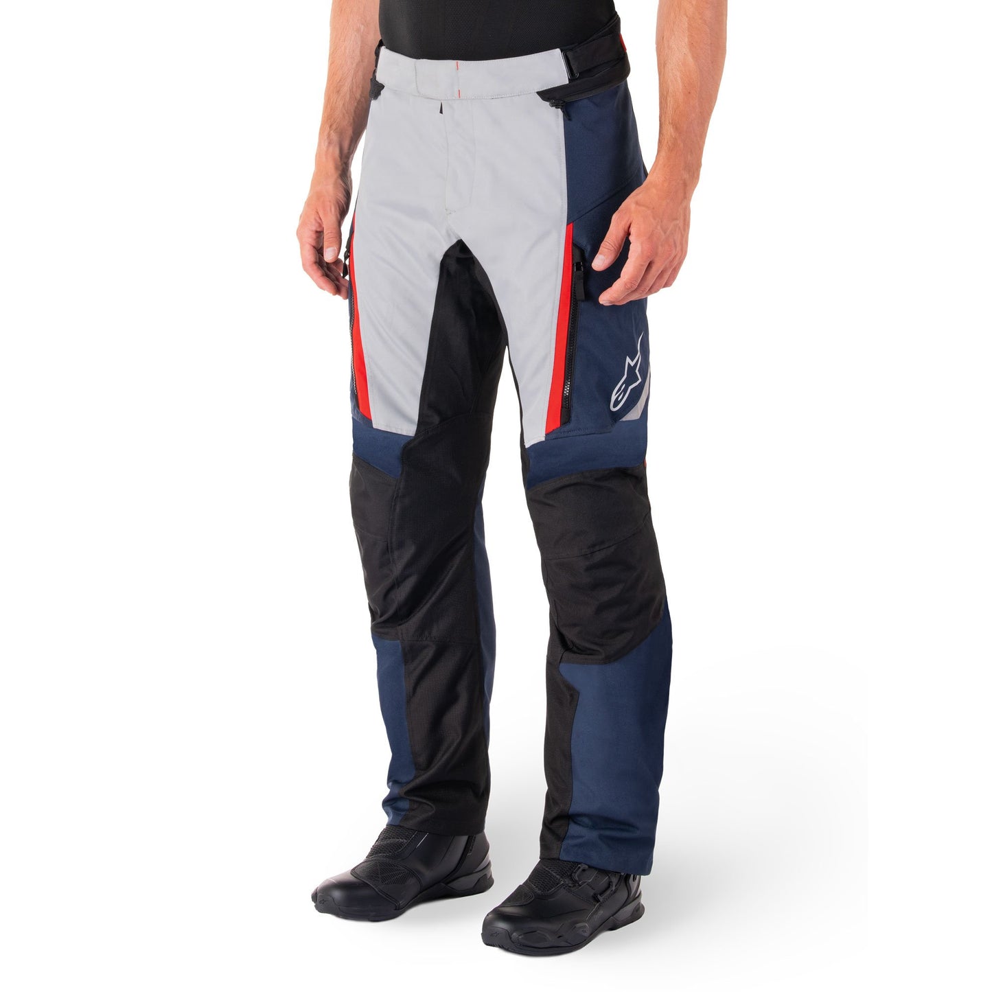 Alpinestars ST-1 WP Pants Dark Blue Black Bright Red- Regular leg