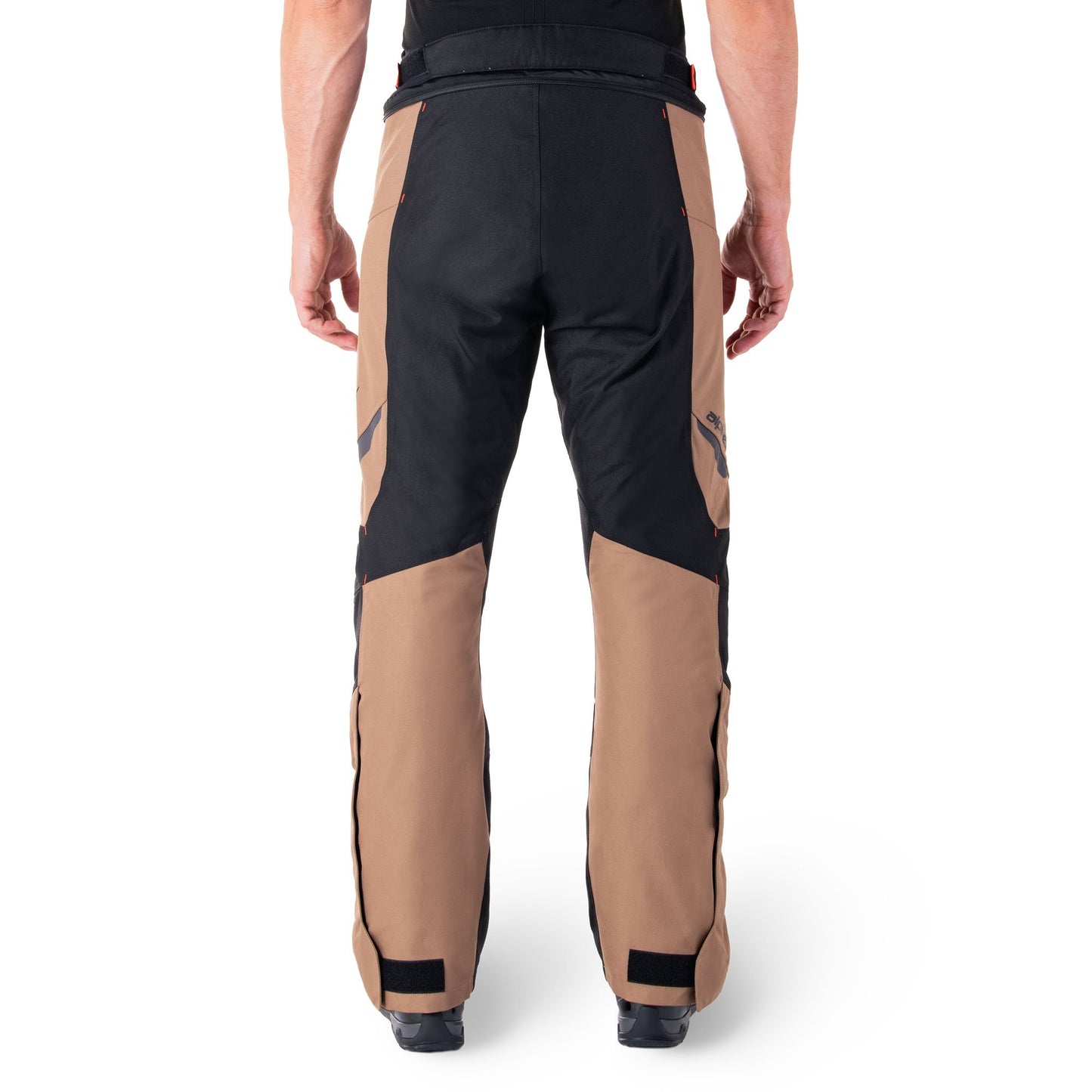 Alpinestars ST-1 WP Pants Dark Khaki Sand Black Red Fluo