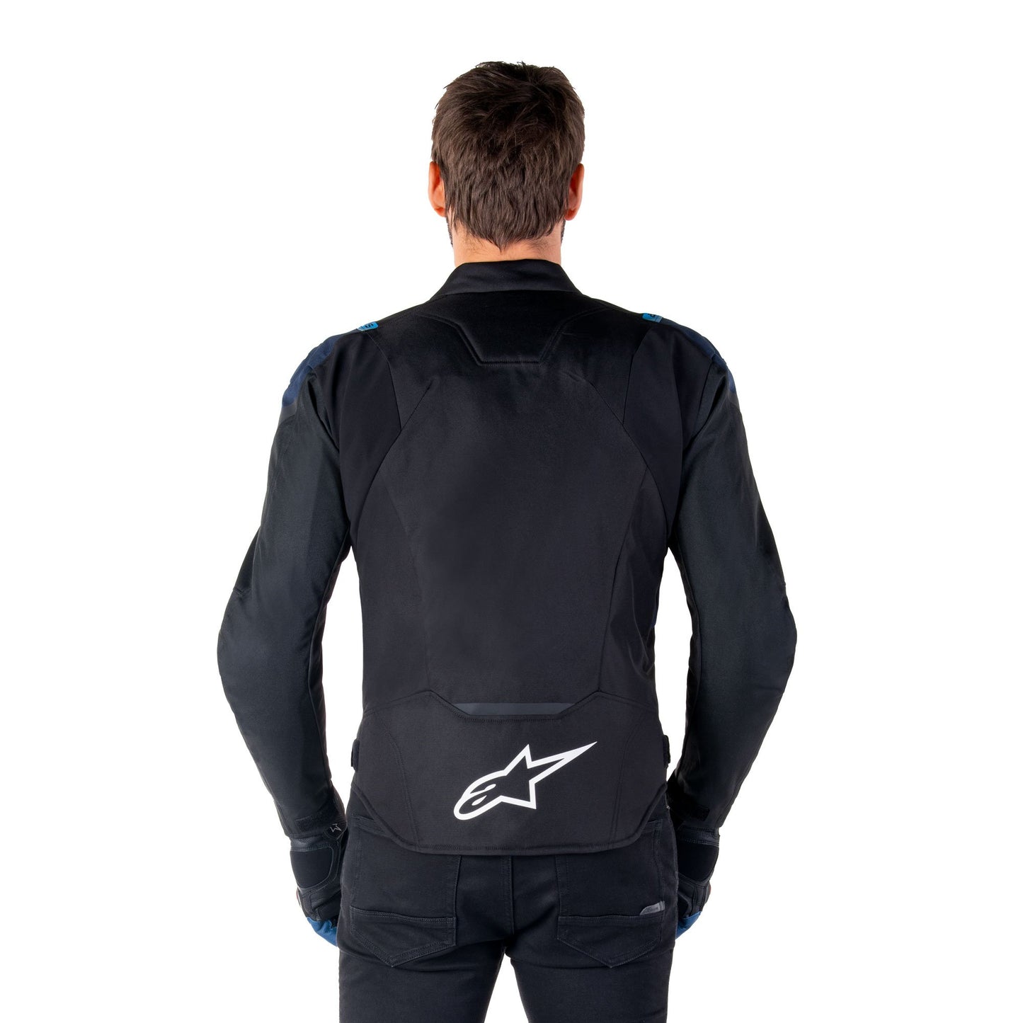 Alpinestars T-Jaws V4 WP Jacket Black Dark Blue Blithe Blue