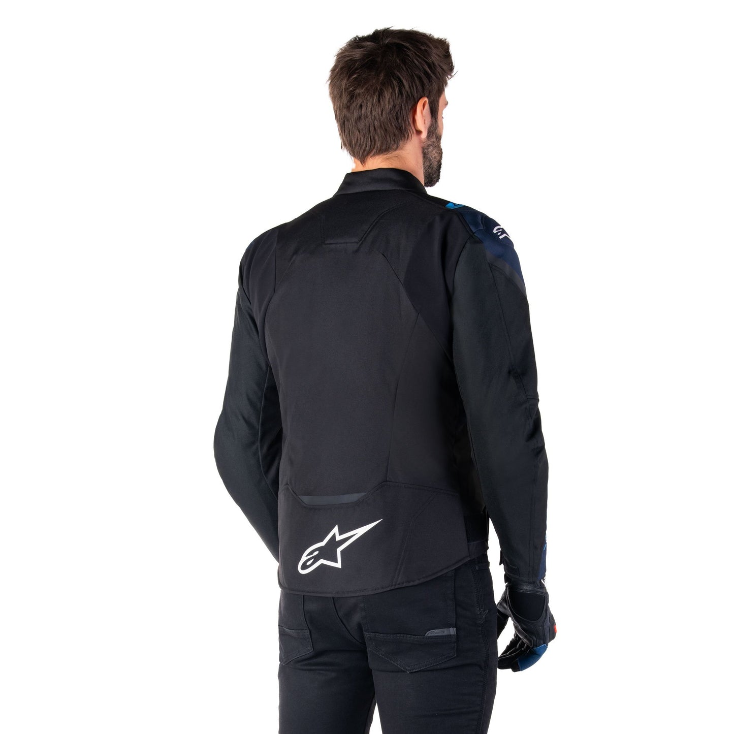 Alpinestars T-Jaws V4 WP Jacket Black Dark Blue Blithe Blue