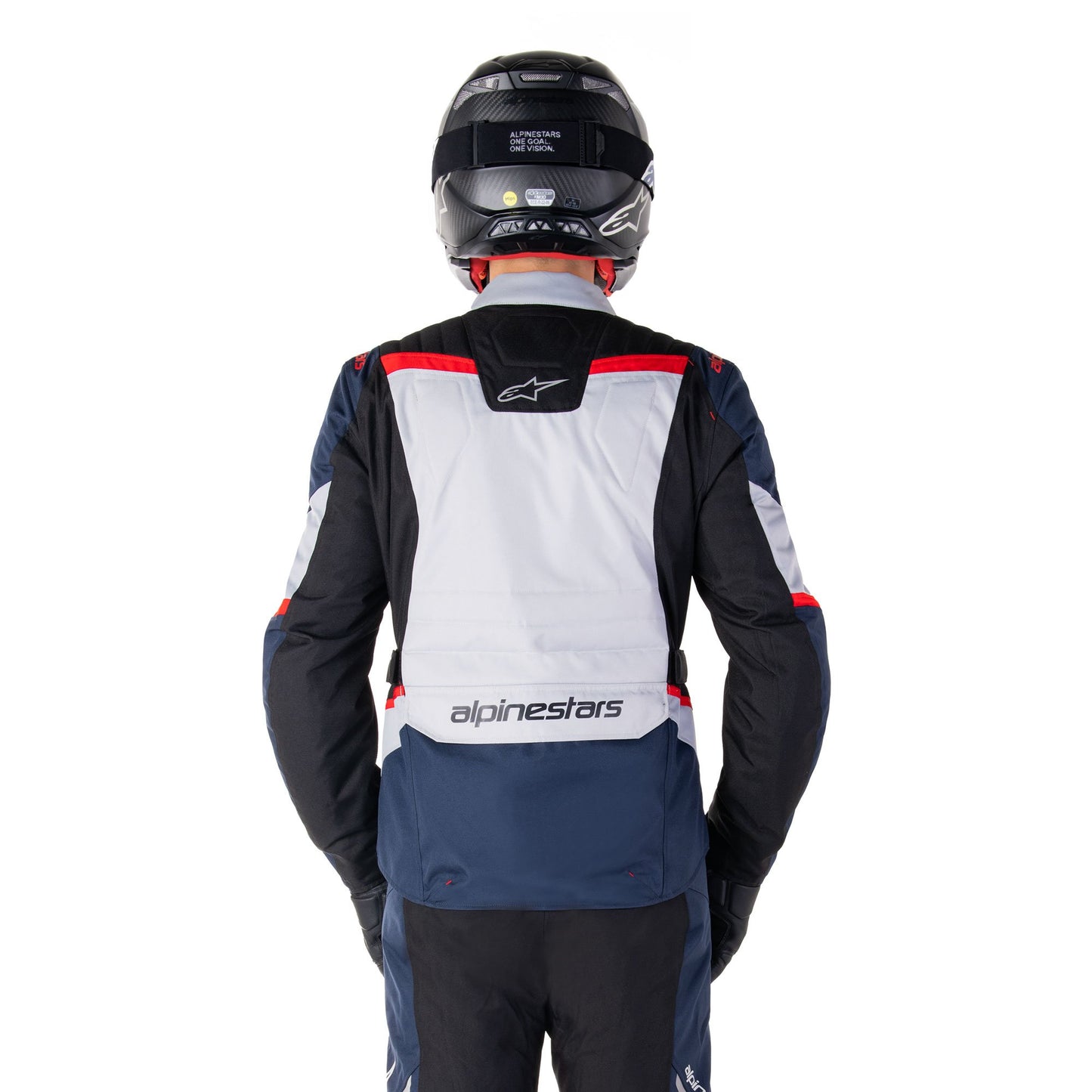 Alpinestars ST-1 WP Jacket - Dark Blue, Black, Bright Red