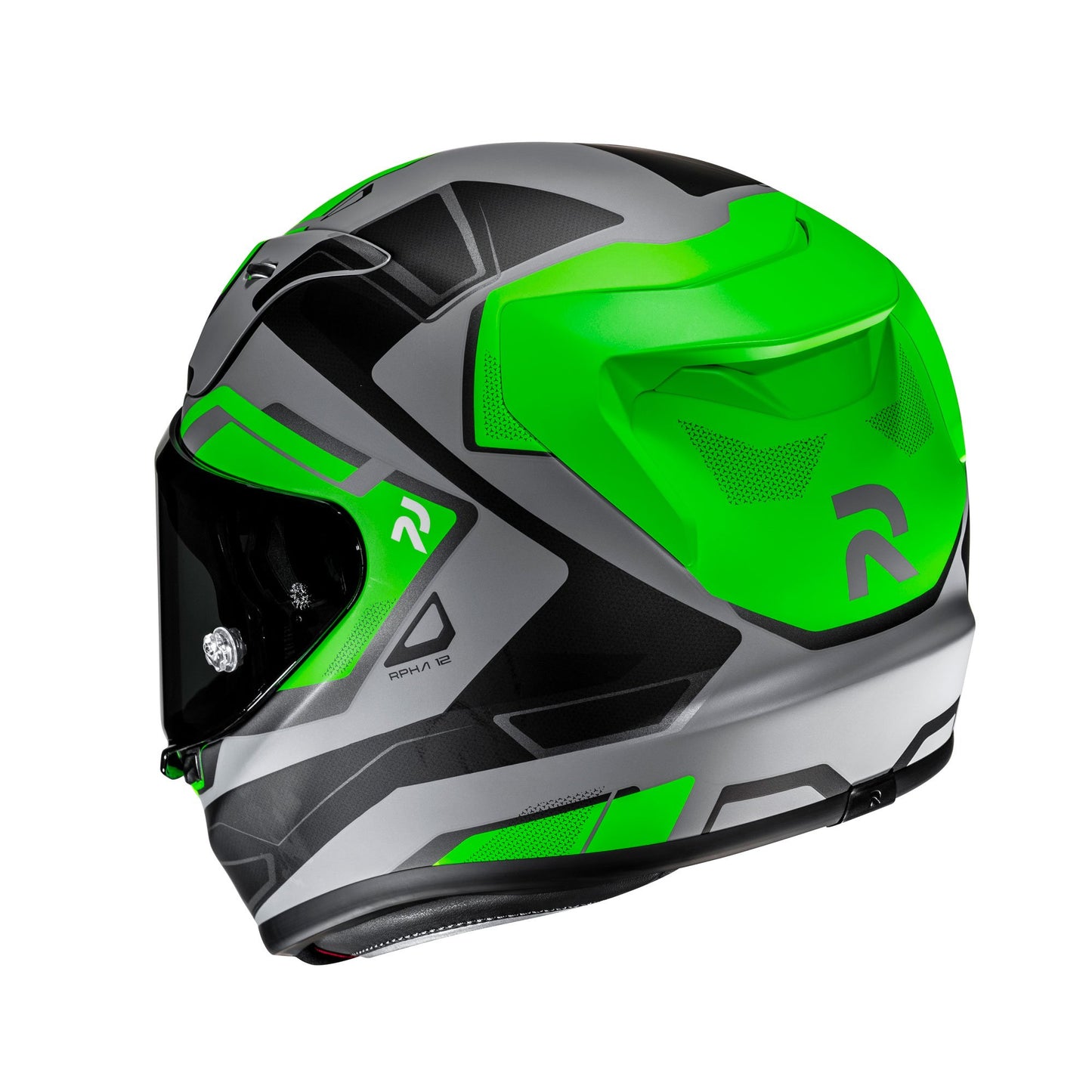 HJC RPHA 12 Brels MC4HSF Green  Includes Free Light Smoke Visor