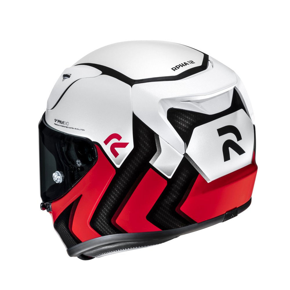 HJC RPHA 12 Kos MC1 Red  Includes Free Light Smoke Visor