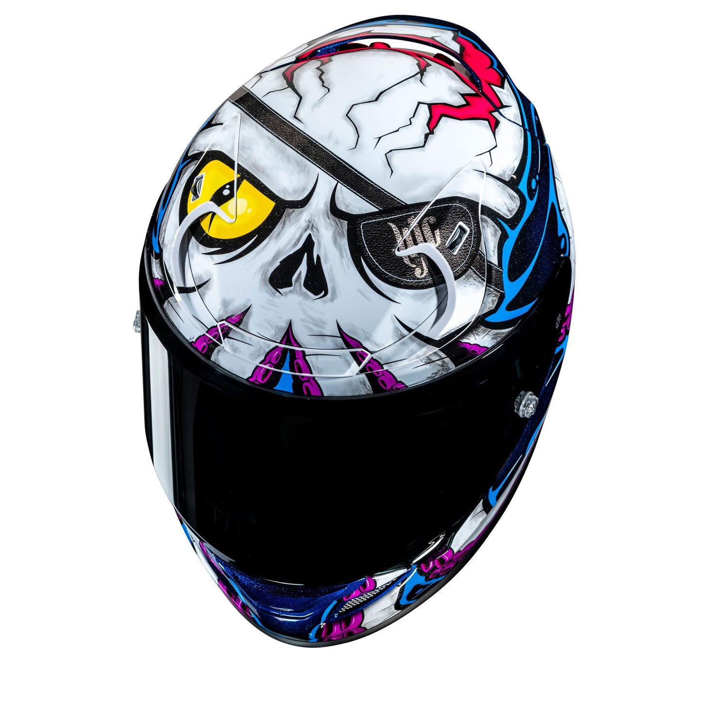 HJC RPHA 12 Kraken MC28  INCLUDES FREE LIGHT SMOKE VISOR