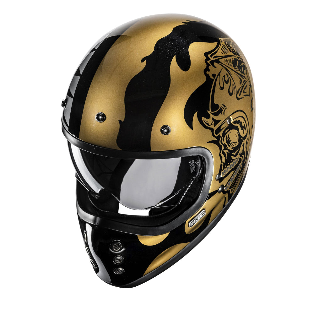 HJC V60 Flame MC9 Gold