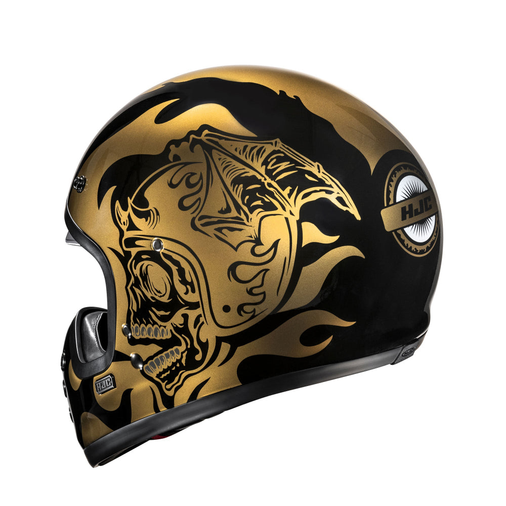 HJC V60 Flame MC9 Gold