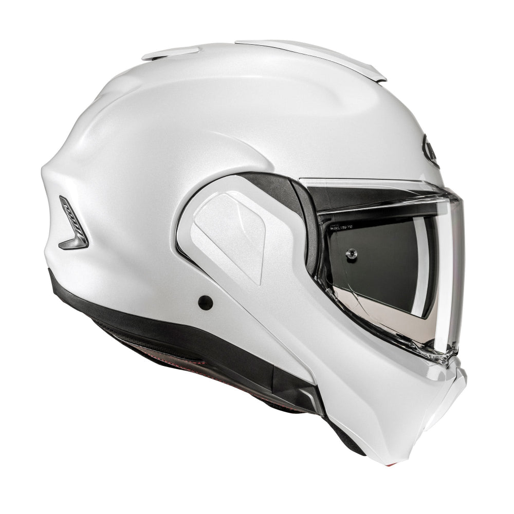 HJC F100 Pearl White