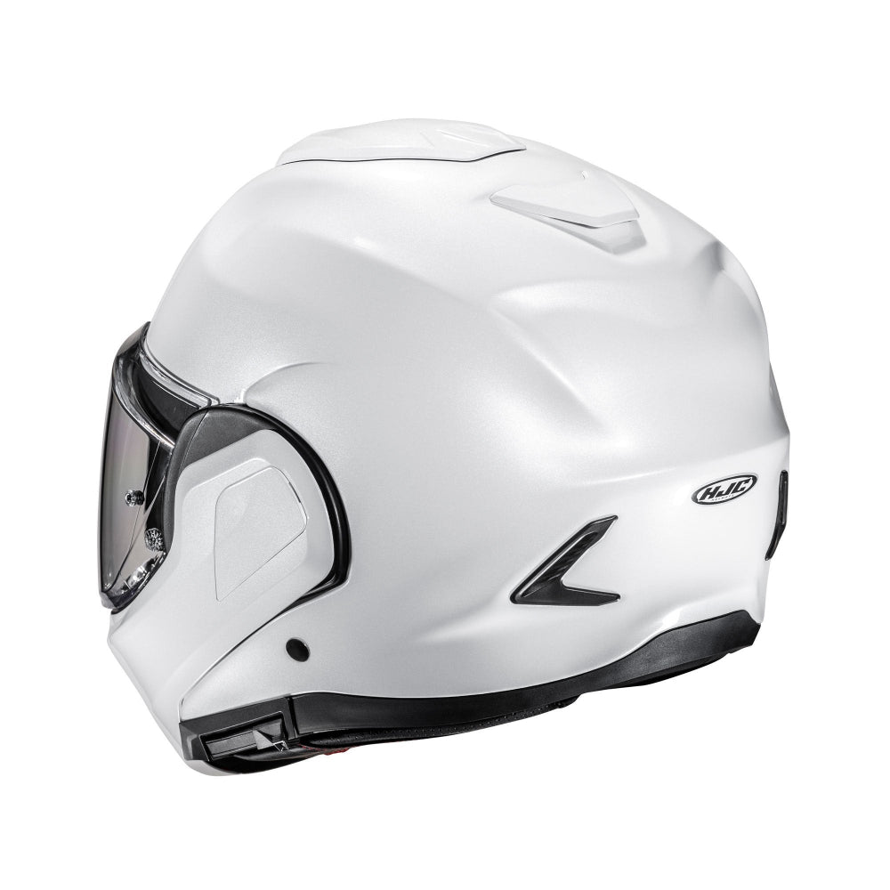 HJC F100 Pearl White