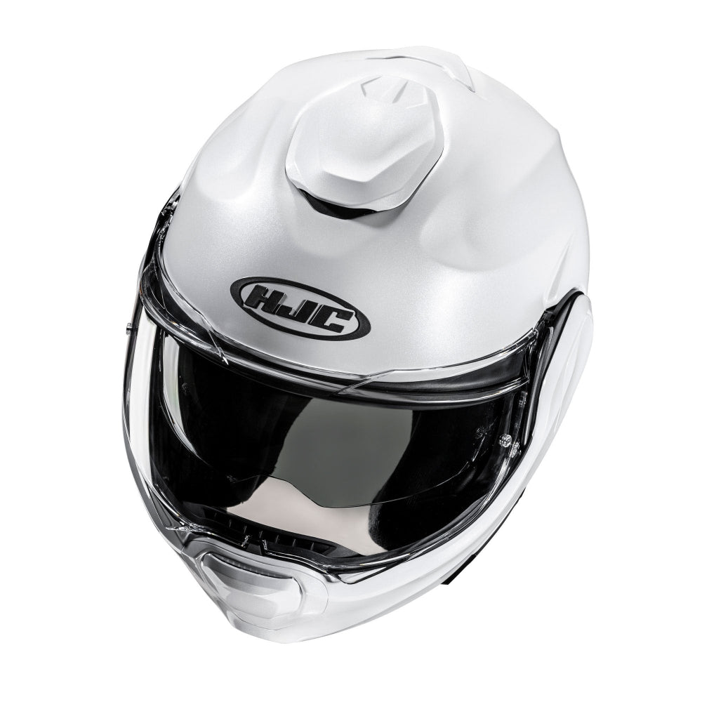 HJC F100 Pearl White