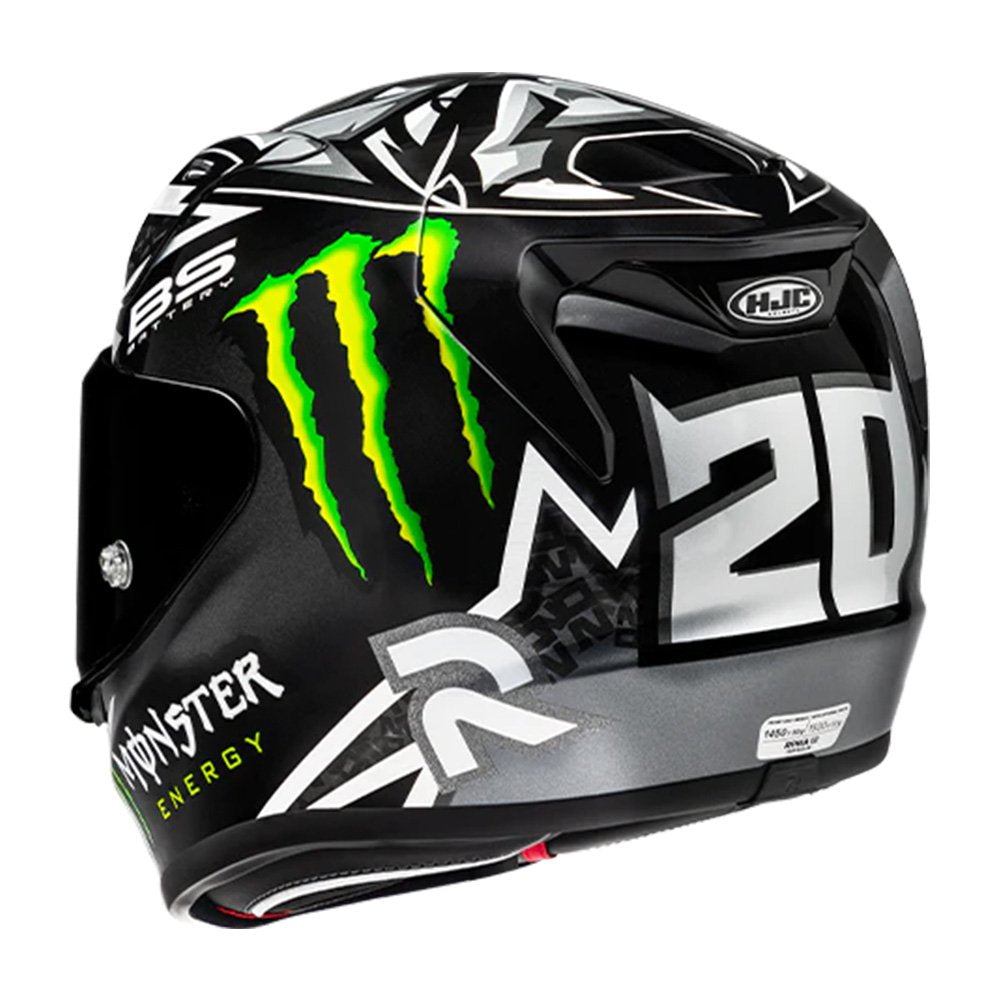 HJC RPHA 12 Quartararo Replica Black INCLUDES FREE LIGHT SMOKE VISOR