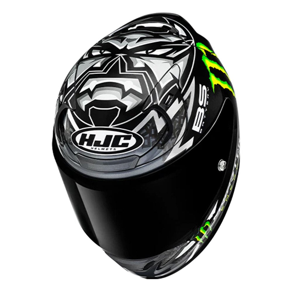HJC RPHA 12 Quartararo Replica Black INCLUDES FREE LIGHT SMOKE VISOR