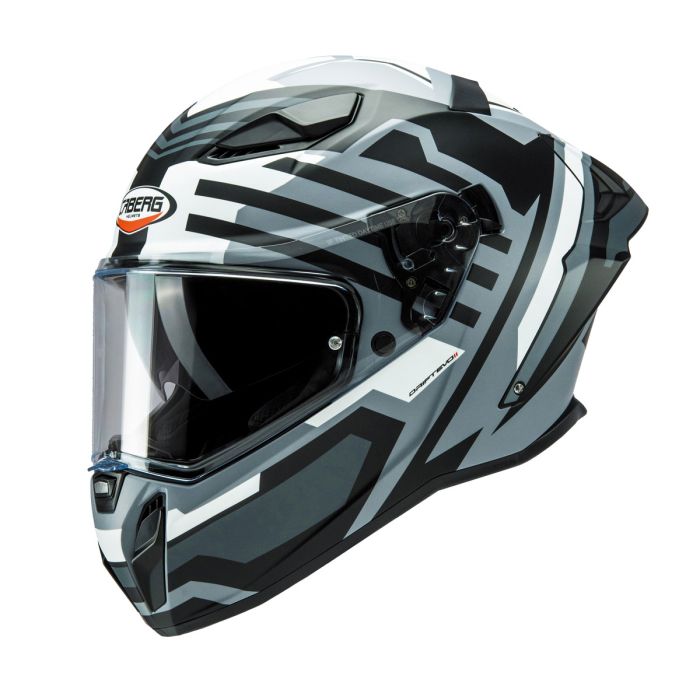 Caberg Drift Evo II Horizon Matt Grey/Black/White Full Face Motorcycle Helmet