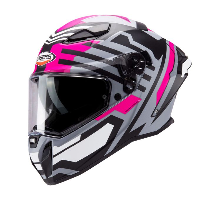 Caberg Drift Evo II Horizon Matt Grey/Black/Fuchsia Full Face Motorcycle Helmet