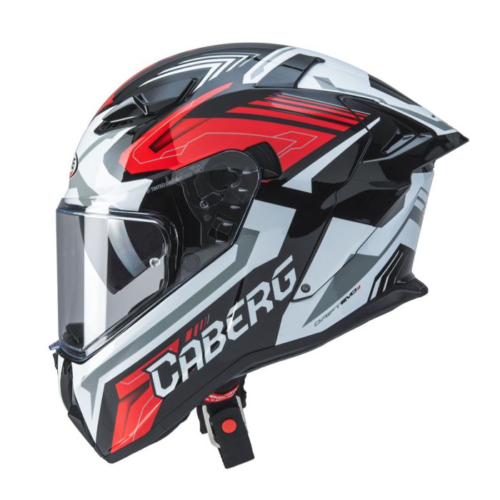 Caberg Drift Evo II Jarama Black/White/Red Full Face Motorcycle Helmet