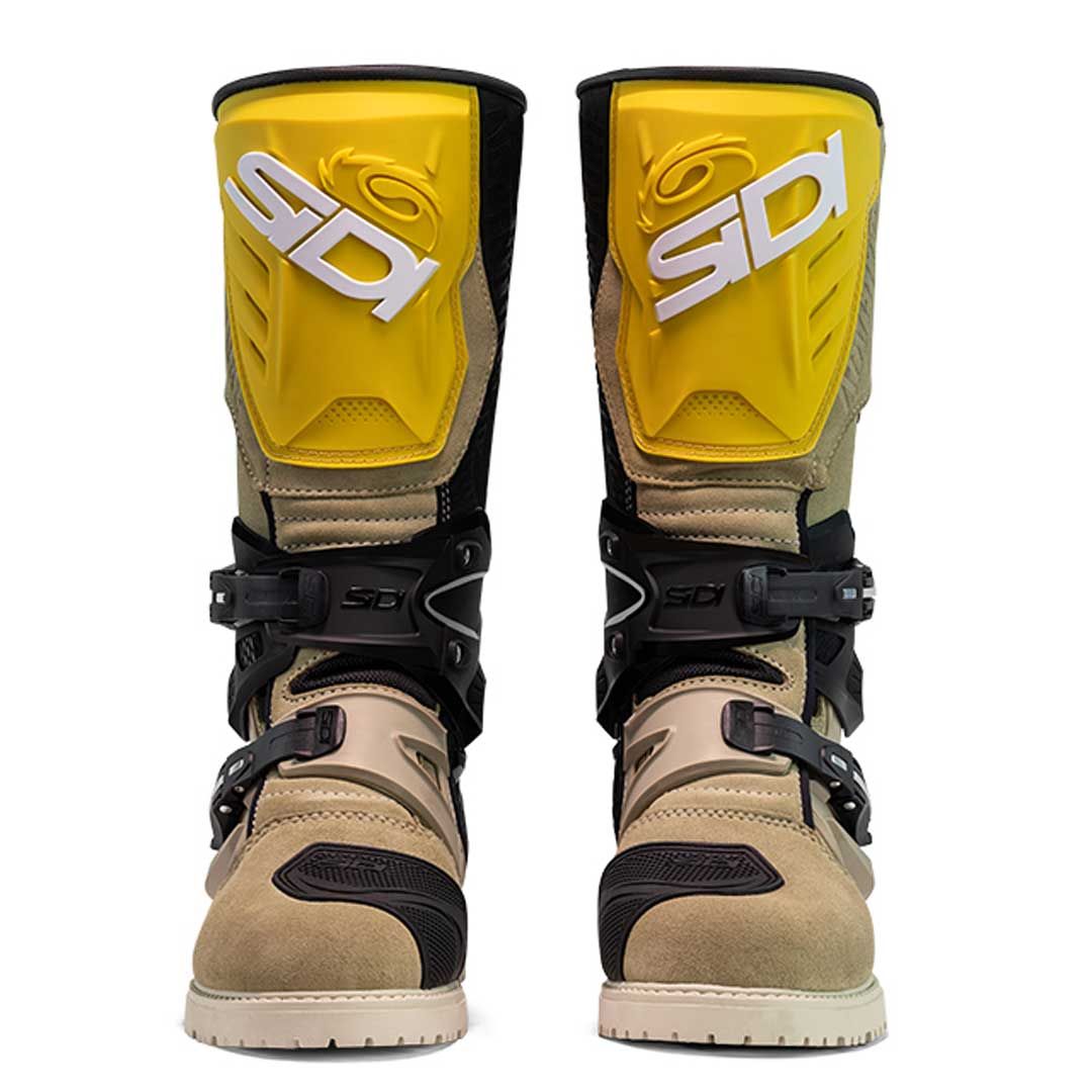Sidi Sidi Adventure 2 Gore CE Boots Sand/Ochre - Rear View