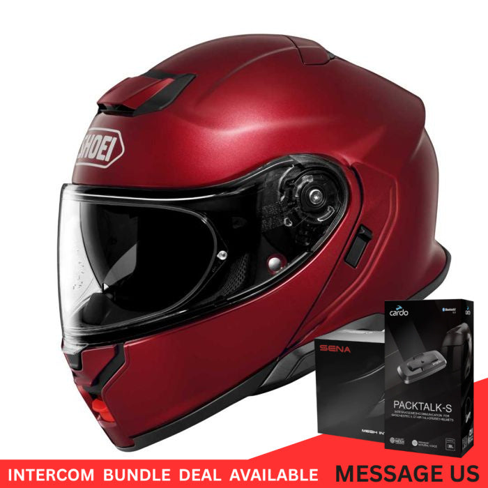 Shoei Neotec 3 Plain Garnet Metallic