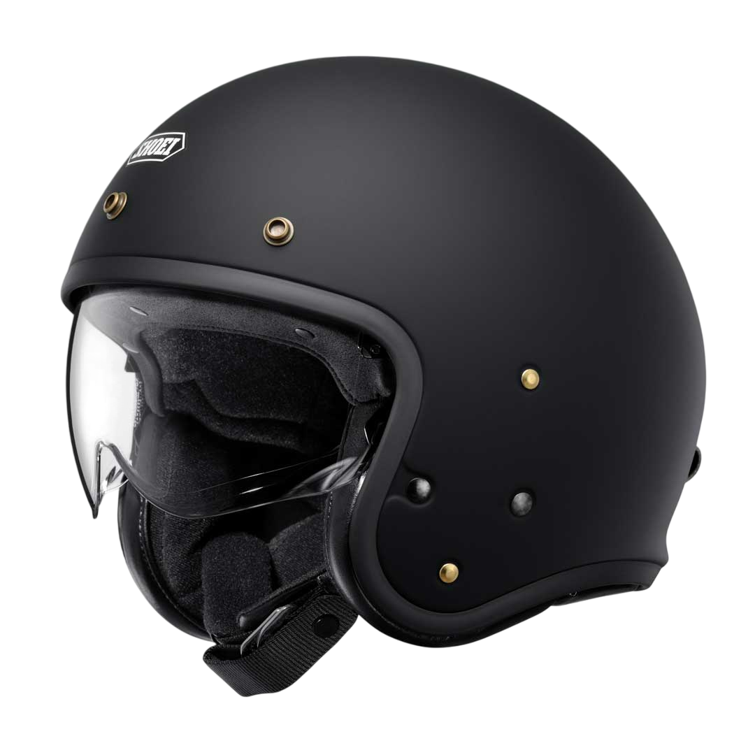 Shoei Shoei J.O2 Matt Black Helmet - Front View