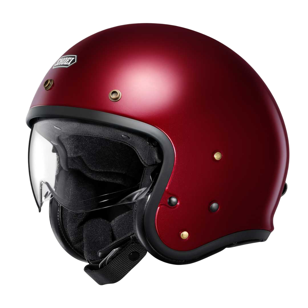 Shoei Shoei J.O2 Garnet Metallic Helmet - Front View