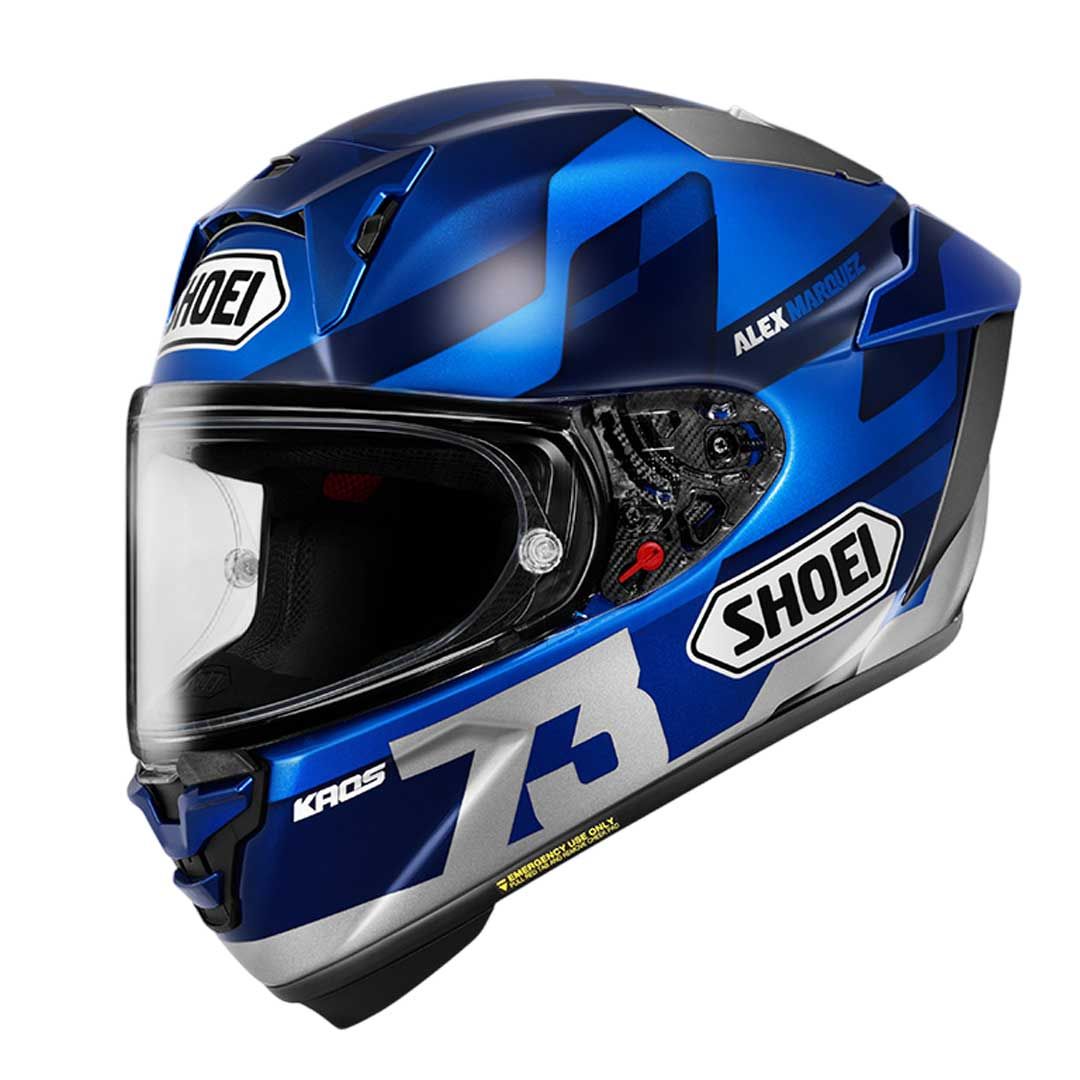 Shoei Shoei X-SPR Pro AM73 V3 TC-2 Helmet - Side View
