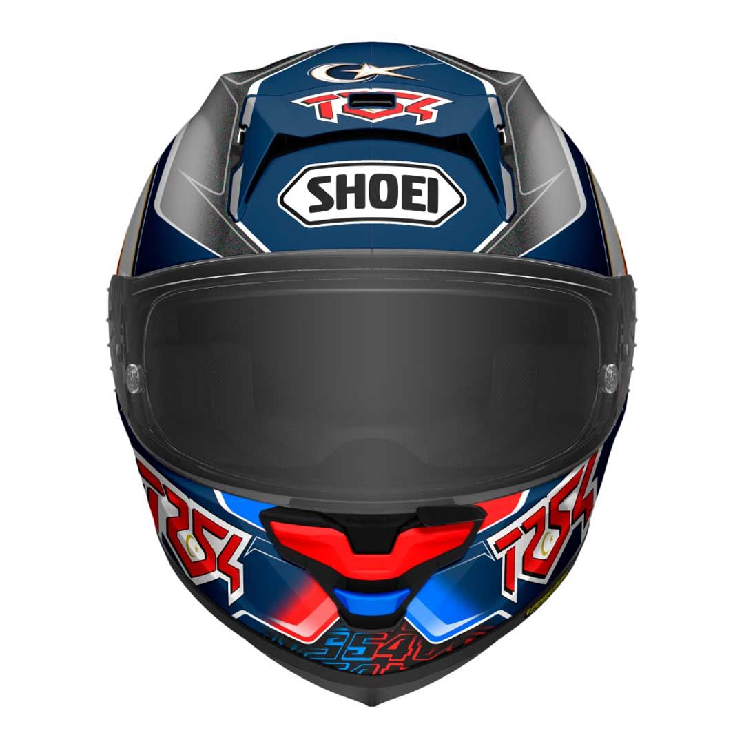 Shoei Shoei X-SPR Pro Toprak TC-2 Helmet - Rear View
