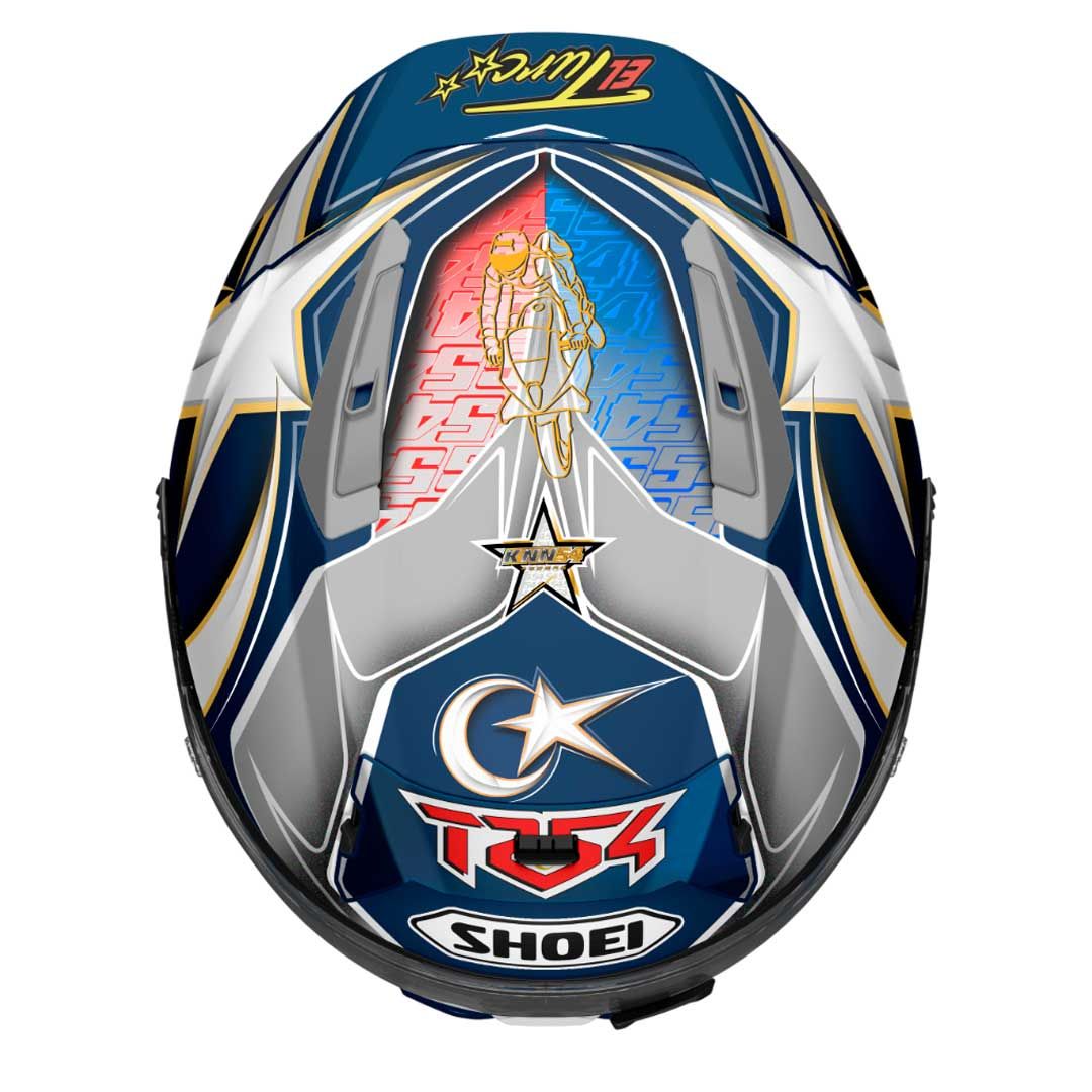 Shoei Shoei X-SPR Pro Toprak TC-2 Helmet - Interior View