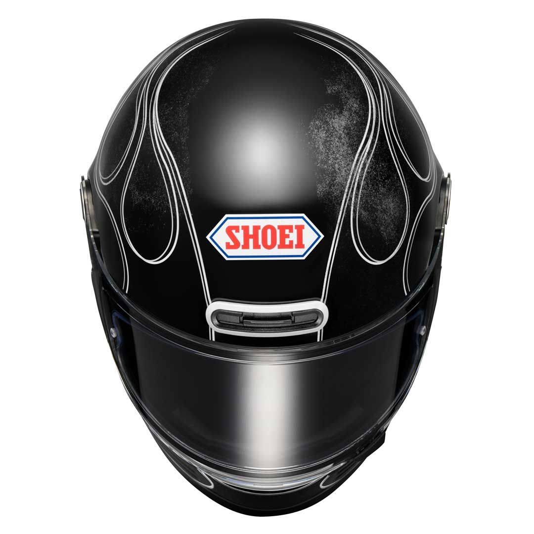 Shoei Shoei Glamster 06 Blast TC-5 Helmet - Rear View