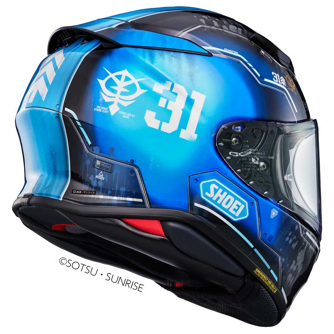 Shoei Shoei NXR2 MS-04 Ramba Ral's Bugu TC-2 Helmet - Side View