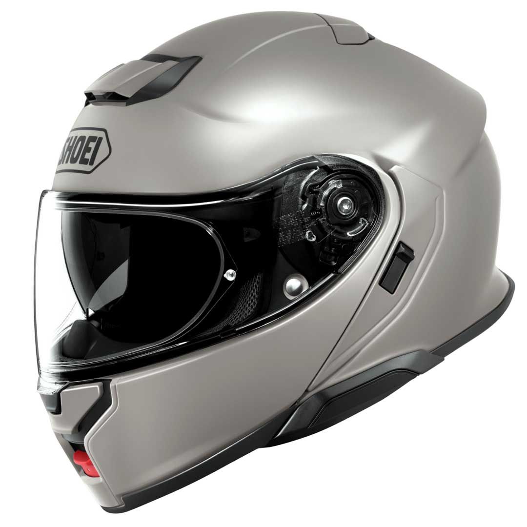 Shoei Shoei Neotec 3 Chalk Grey Helmet - Front View