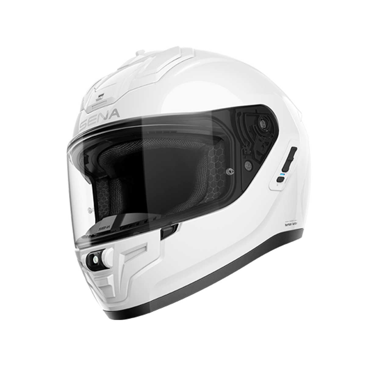 Sena Phantom ANC Smart Helmet w Mesh Comms Glossy White