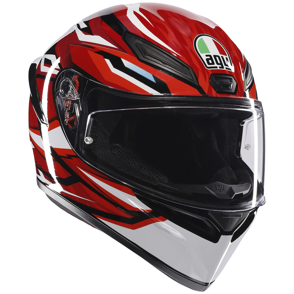 AGV K1-S - Lion Black / Red / White